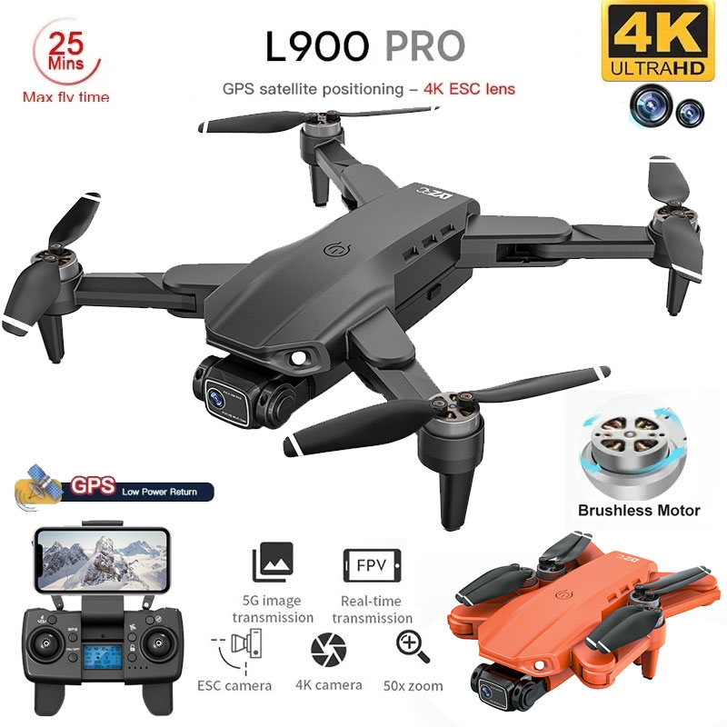 L900 Pro GPS Drone 4K Professi - Drone Surveying recension och pris