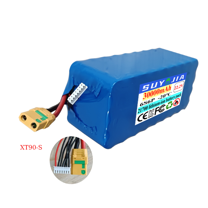 21700 22.2V 30000mAh 6S6P Dron - Drone Surveying recension och pris